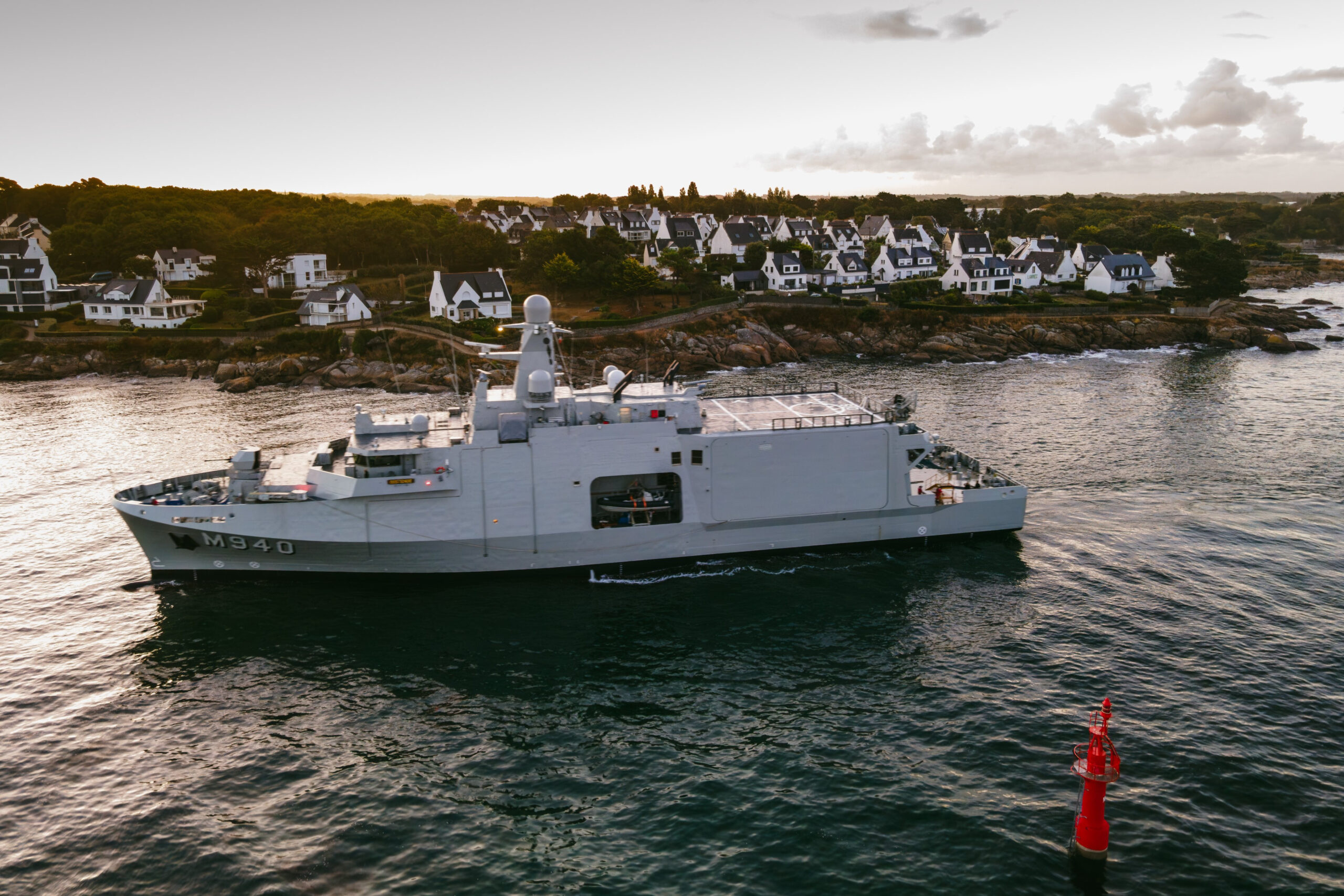 Belgium's lead City-class mine countermeasures vessel, the Oostende (M940). Photo: Belgian Navy