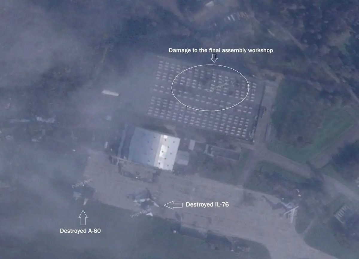 Aftermath of the Ukrainian strikes in Taganrog, Rostov region, in southwestern Russia.