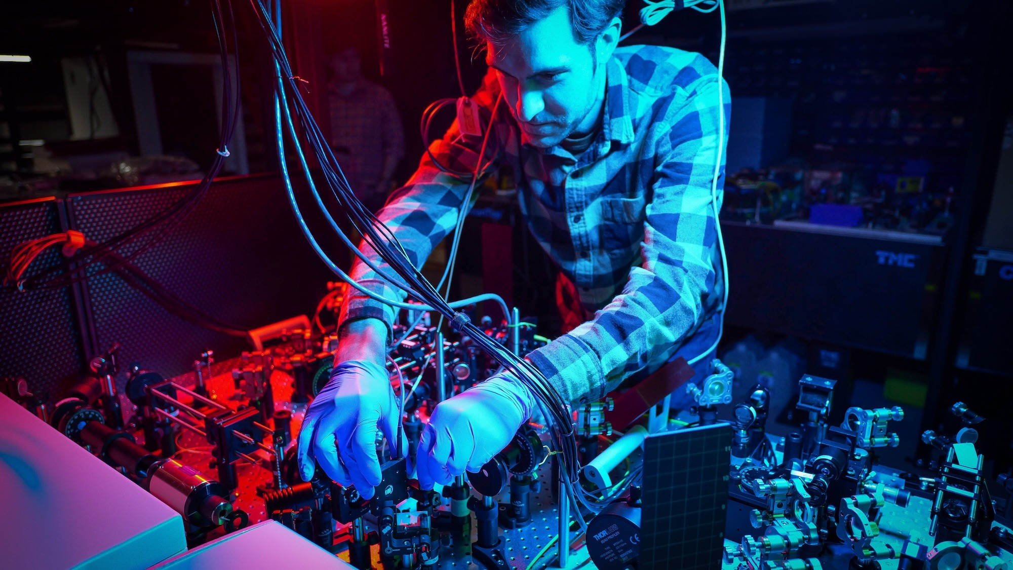 Air Force Research Laboratory scientists work on various technical platforms to accelerate quantum research and development of connected ultra-secure quantum communication