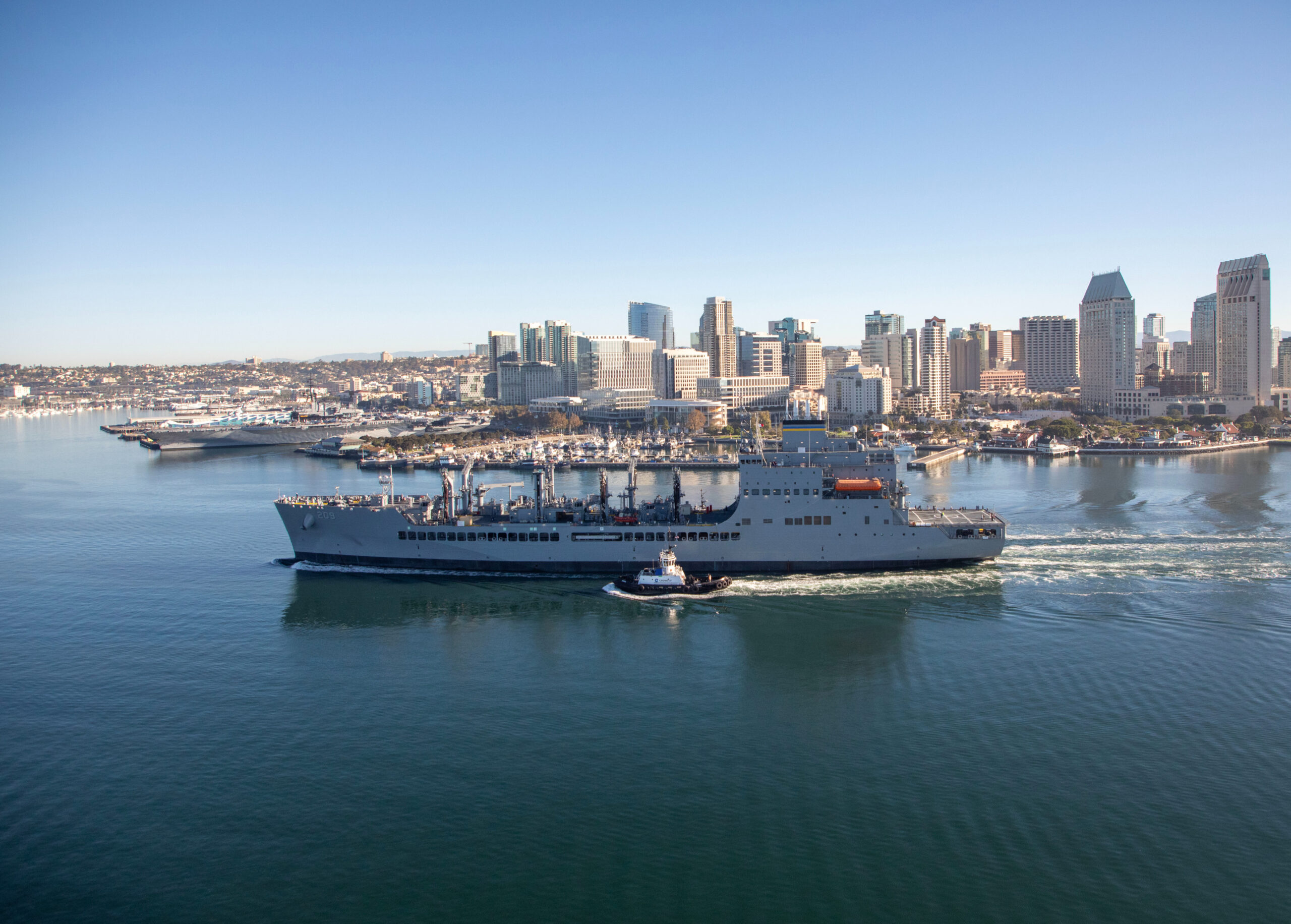 John Lewis-class fleet replenishment oiler USNS Lucy Stone (T-AO 209)