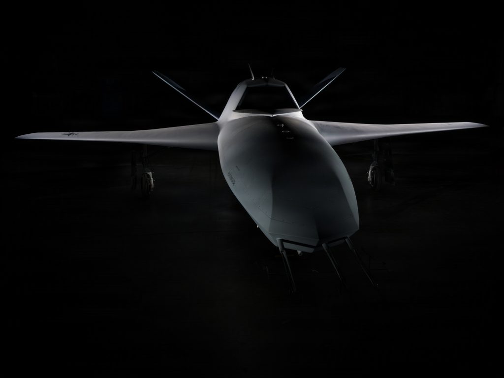 The U.S. Air Force announced, Dec. 22, the designation of YFQ-48A – seen here in an undated photo – as the Mission Design Series (MDS) for Northrop Grumman’s Project Talon, a semi-autonomous prototype aircraft. This designation marks a key step forward in the Collaborative Combat Aircraft (CCA) program. (U.S. Air Force photo courtesy of Northrop Grumman)