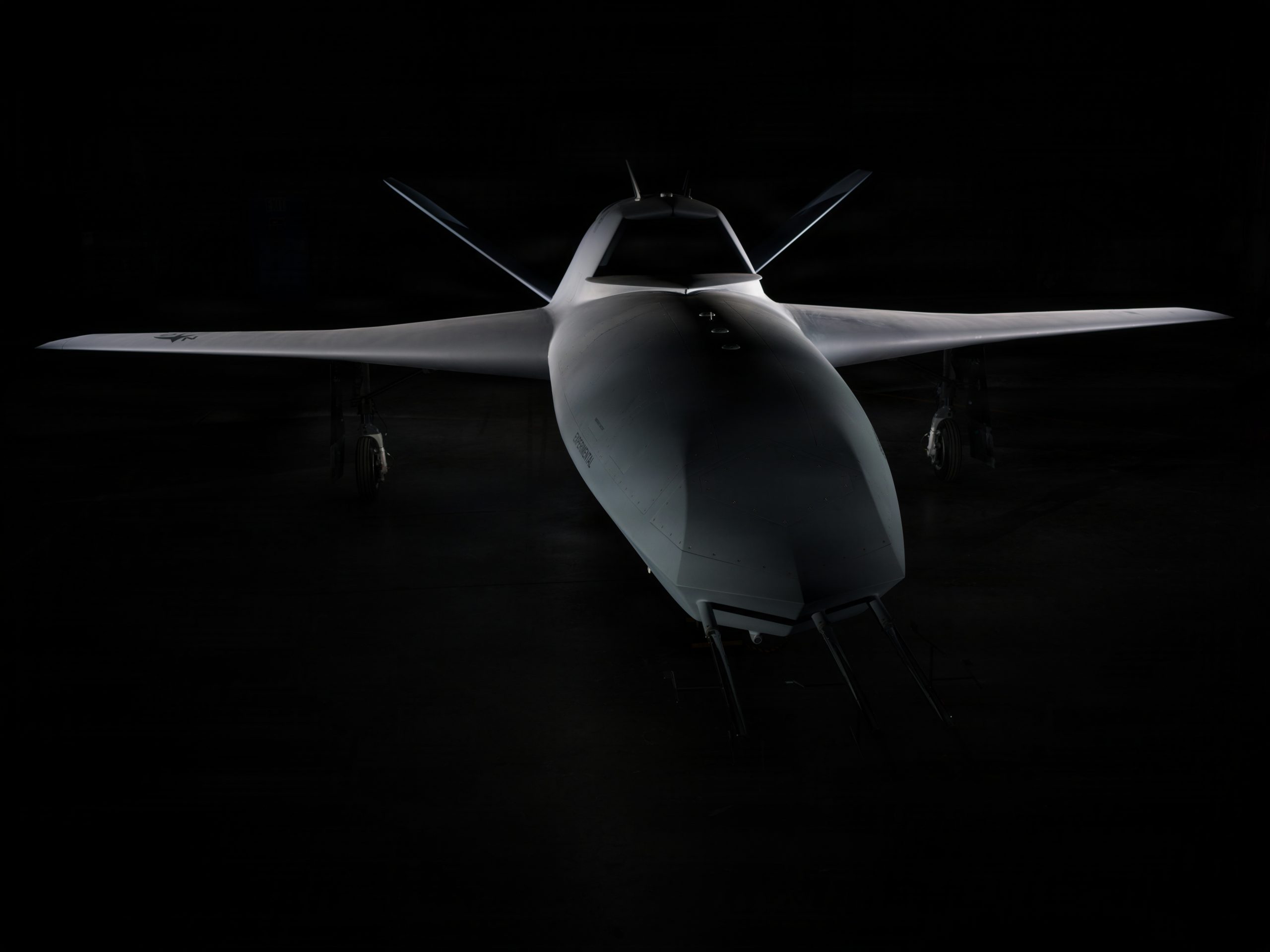 The U.S. Air Force announced, Dec. 22, the designation of YFQ-48A – seen here in an undated photo – as the Mission Design Series (MDS) for Northrop Grumman’s Project Talon, a semi-autonomous prototype aircraft. This designation marks a key step forward in the Collaborative Combat Aircraft (CCA) program. (U.S. Air Force photo courtesy of Northrop Grumman)