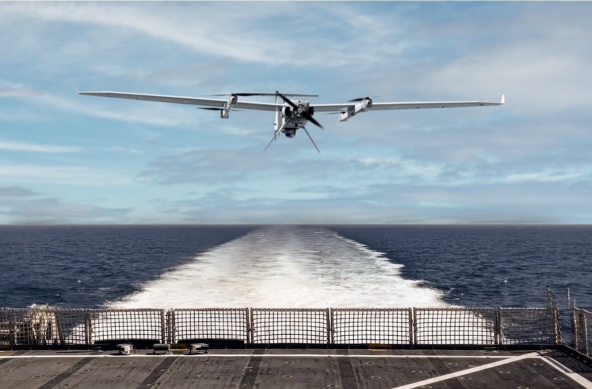 A Jump 20 vertical takeoff and landing (VTOL) unmanned aerial system. Photo: AeroVironment