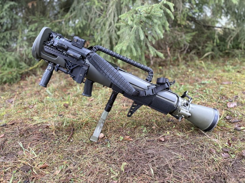 A Carl-Gustaf M4 RD grenade launcher