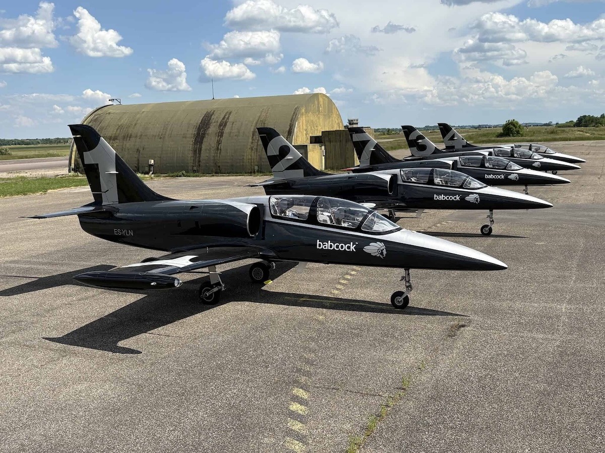Five L-39 aircraft from Babcock