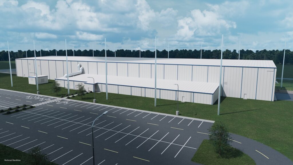 Rendering of the Missile Assembly Building-5 (MAB-5).