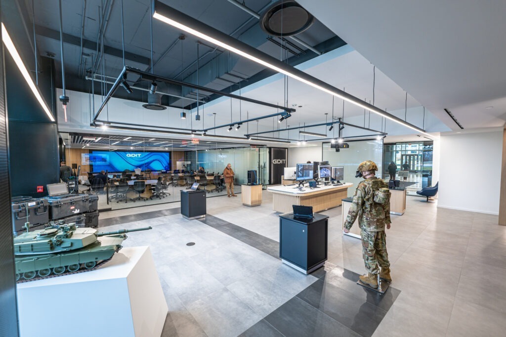 General Dynamics Information Technology's (GDIT) Mission Emerge Center in Springfield, Virginia. Photo: General Dynamics