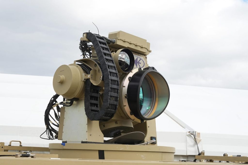 The Iron Beam high-energy laser weapon system