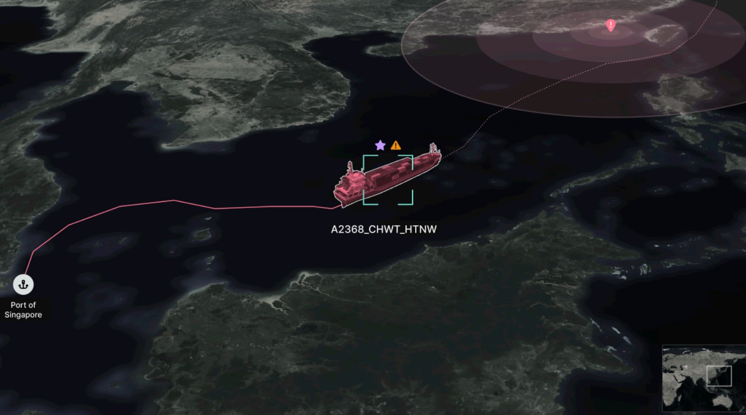 C3 AI tool for real-time mission monitoring.