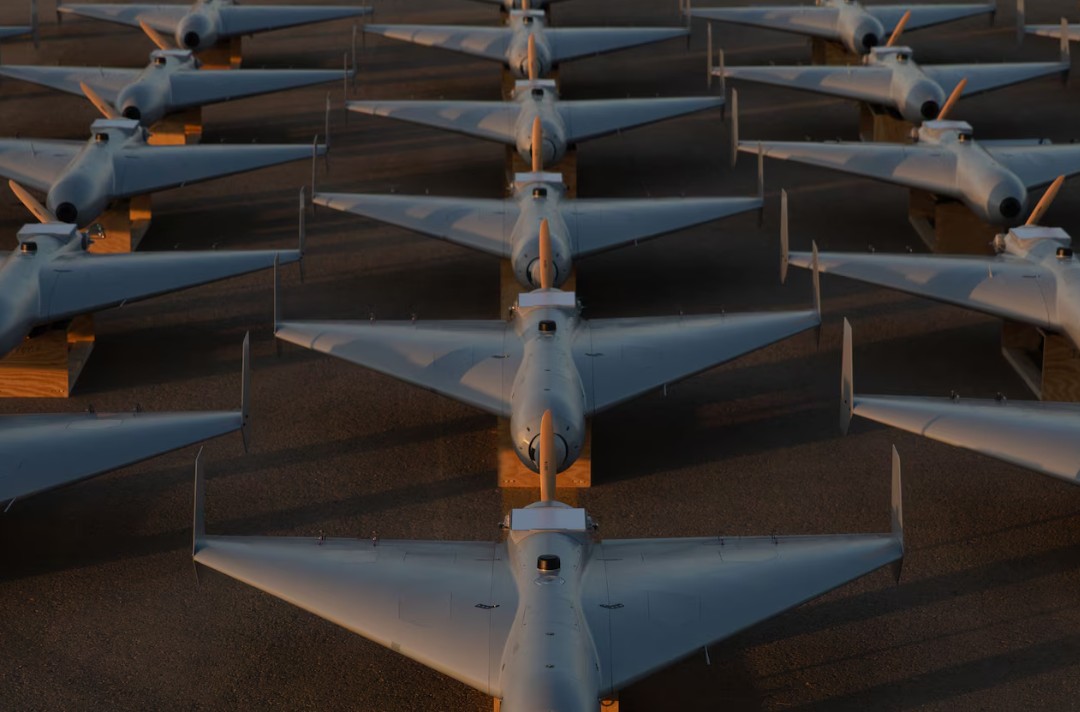 The unmanned aerial systems part of a one-way attack drone squadron recently deployed to the Middle East.
