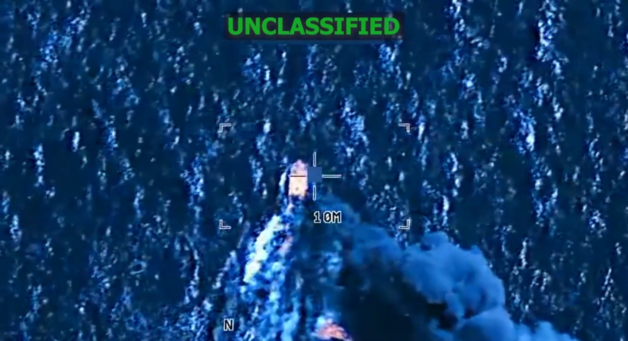 Lethal kinetic strike on a vessel in international waters operated by a Designated Terrorist Organization.