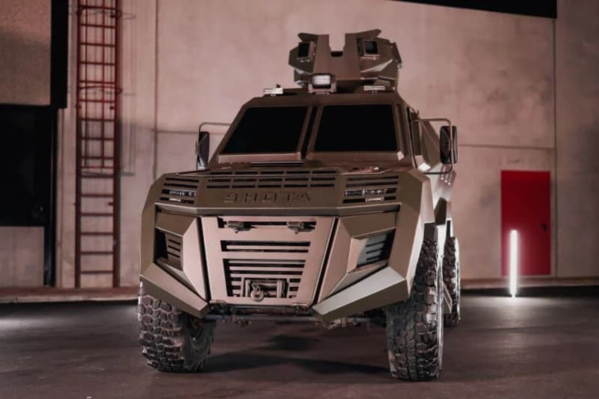 The Shota mine-resistant ambush-protected vehicle