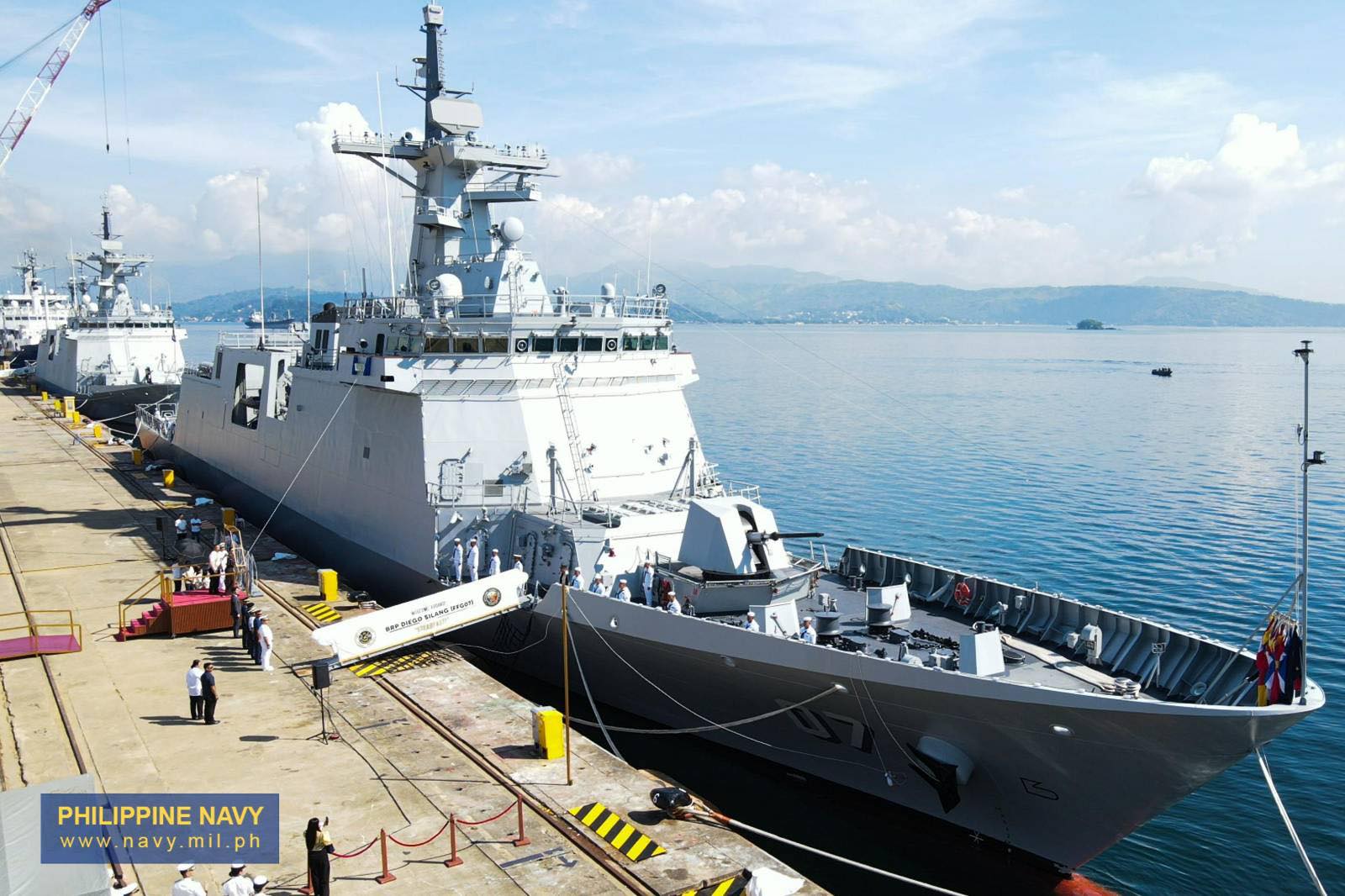 Philippine Navy's second Miguel Malvar-class frigate, the BRP Diego Silang (FFG-07)