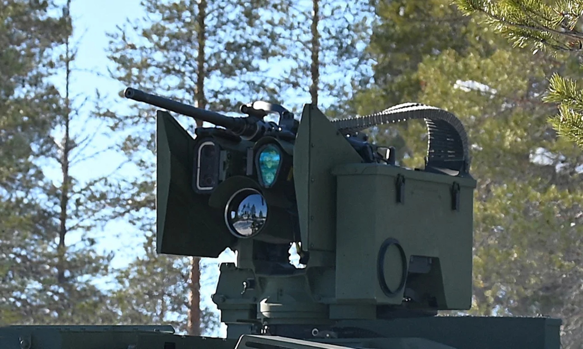 The Protector Protector RS4 remote-controlled weapon station