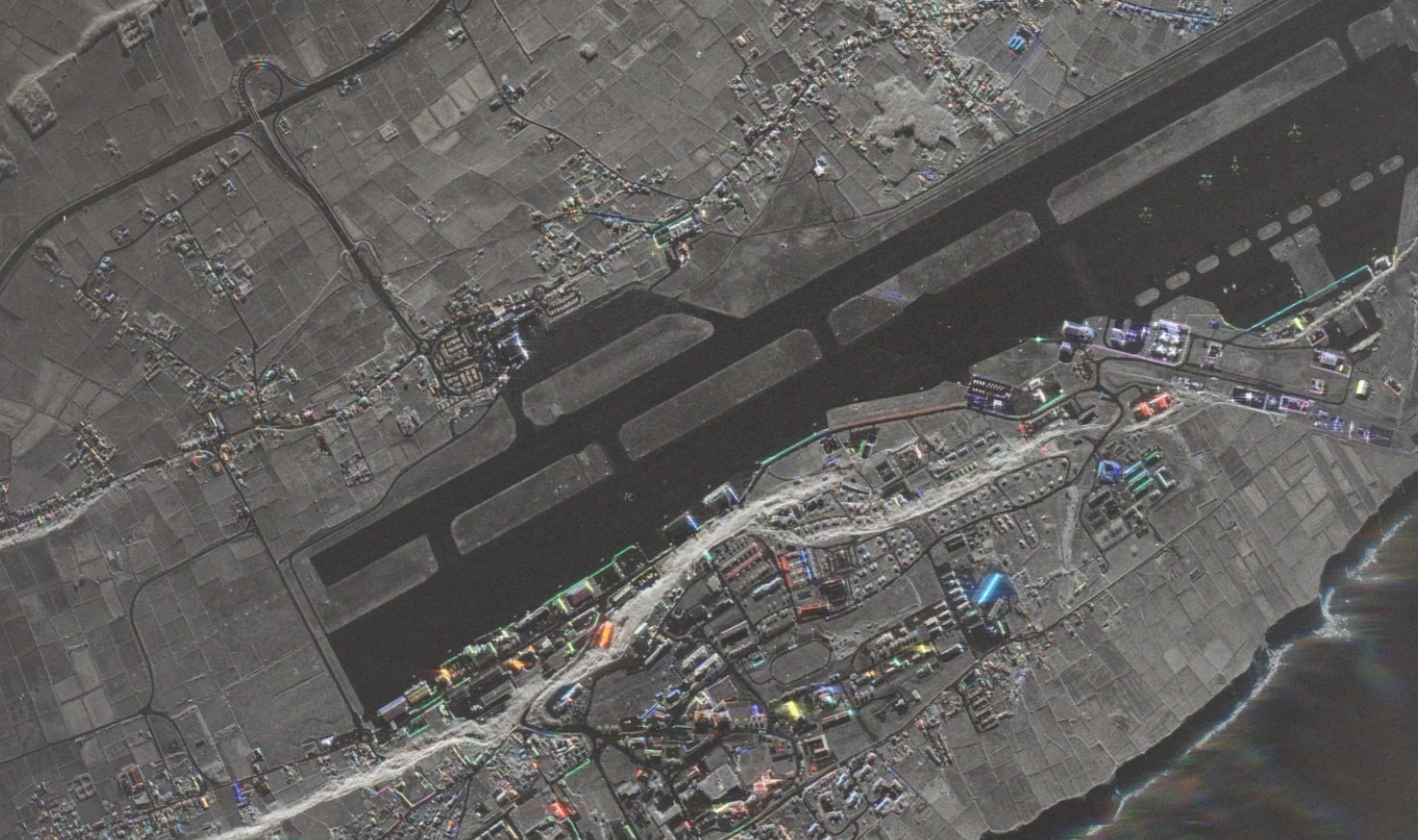 Lajes air base, Portugal.