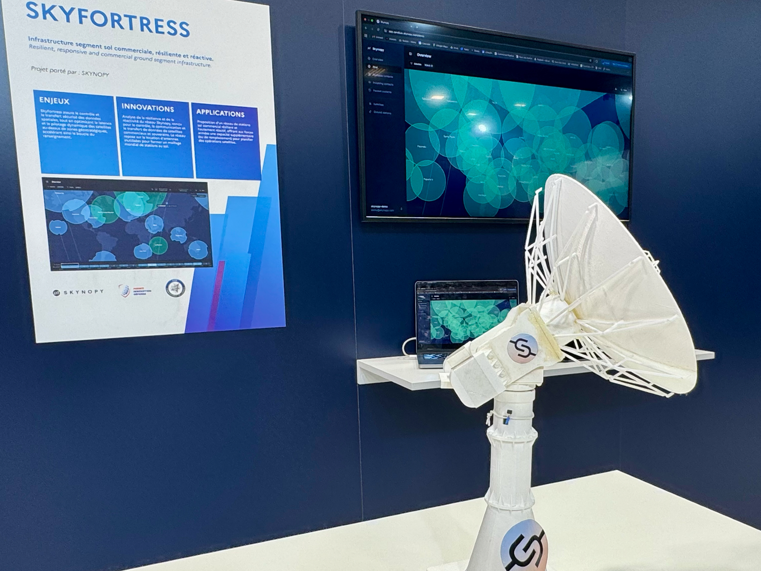 Sknopy's SkyFortress system. Photo: French Defence Innovation Agency