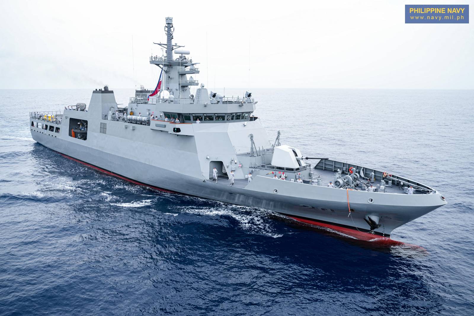 The BRP Rajah Sulayman (PS-20) offshore patrol vessel