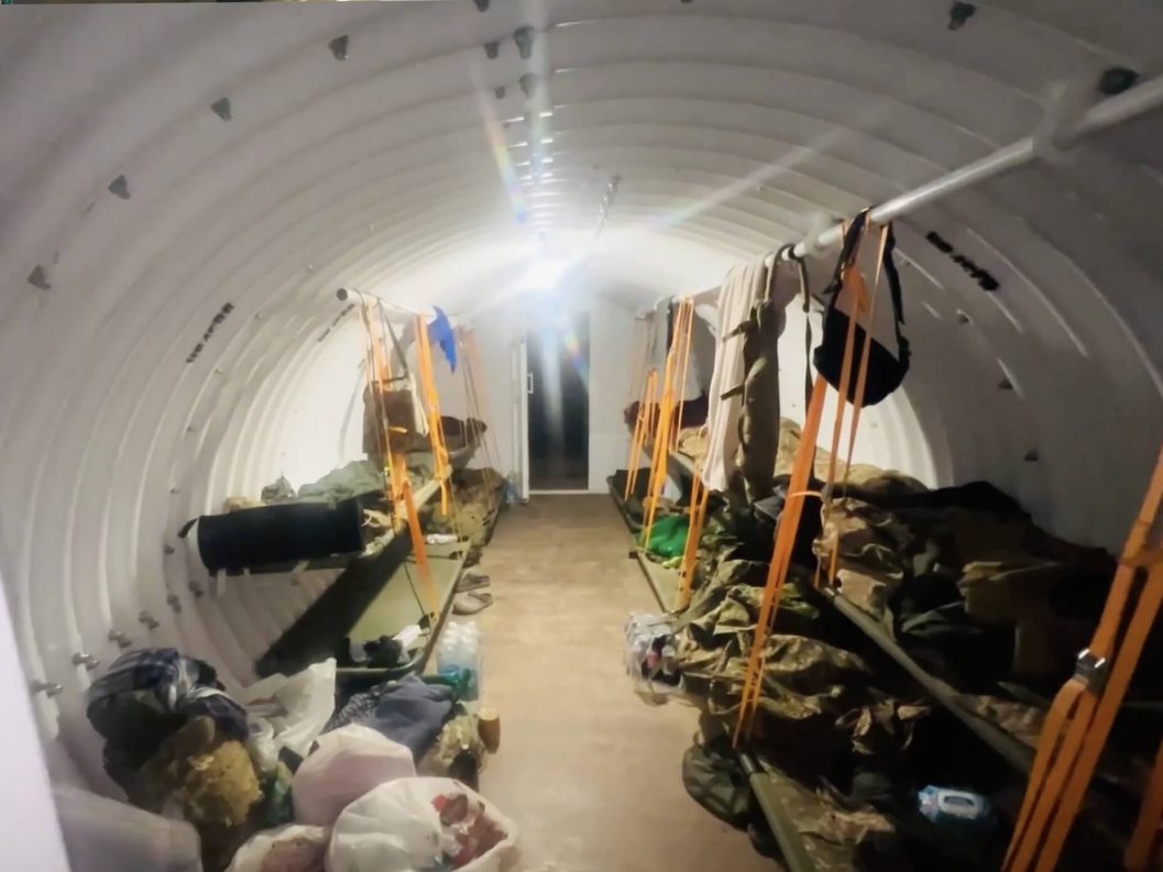 Underground fortified position.