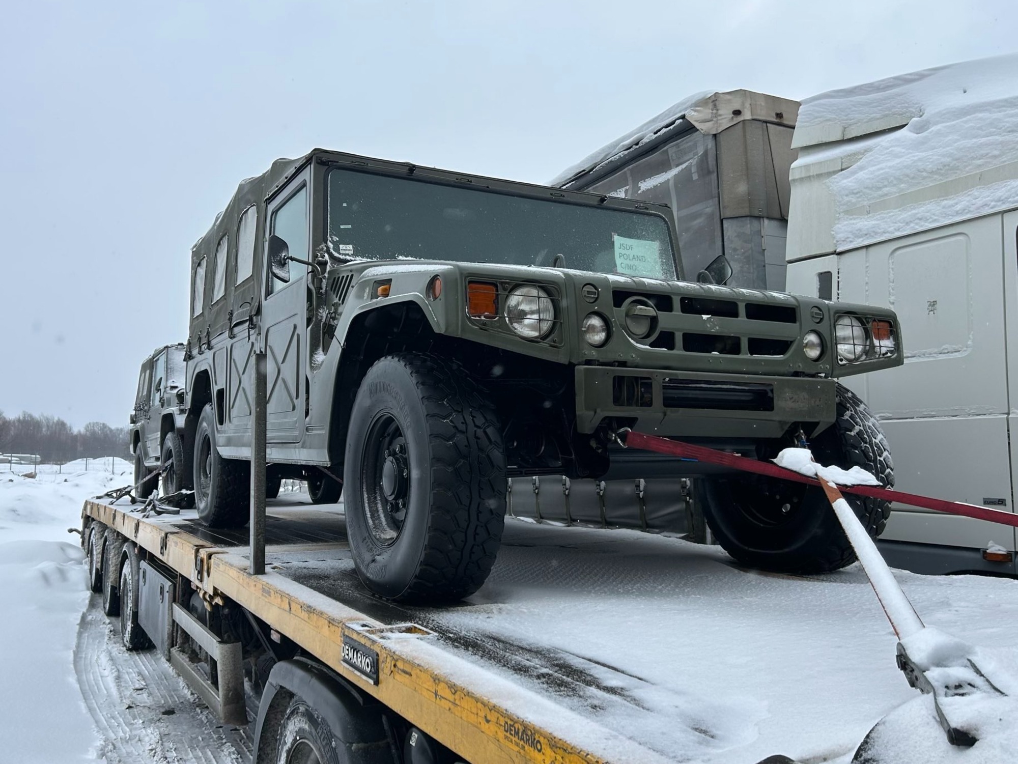 A high mobility vehicle. Photo: Japanese Embassy in Ukraine