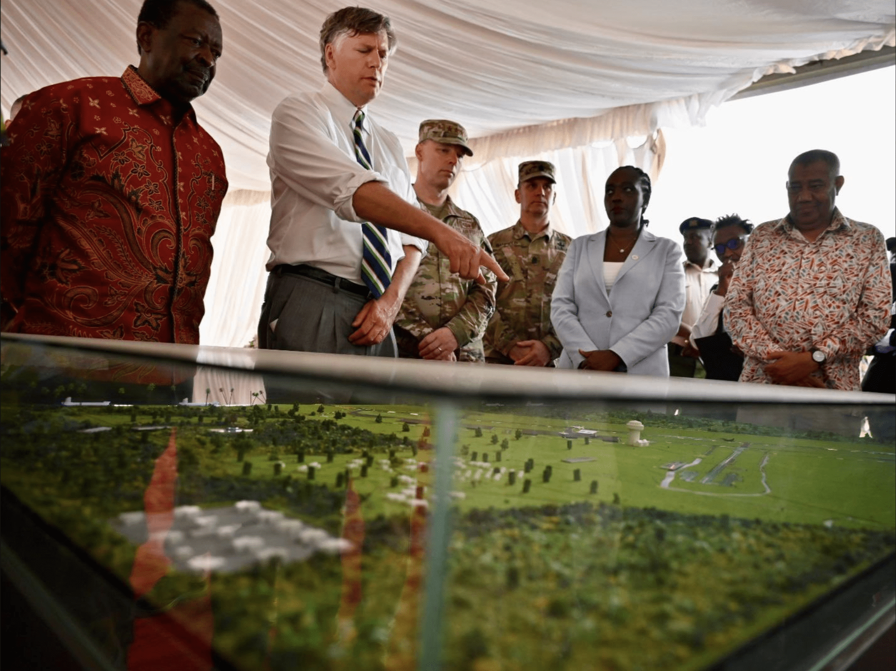 US Deputy Secretary of State Christopher Landau examines planned US military expansion in Kenya
