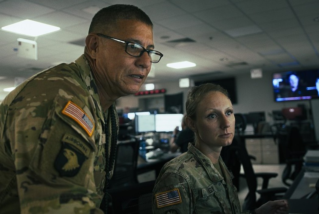 Members of the US Army Southern European Task Force, Africa