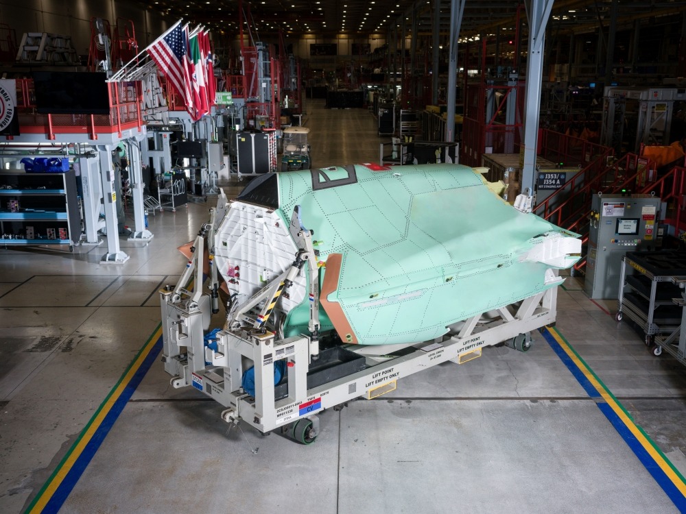F-35 center fuselages