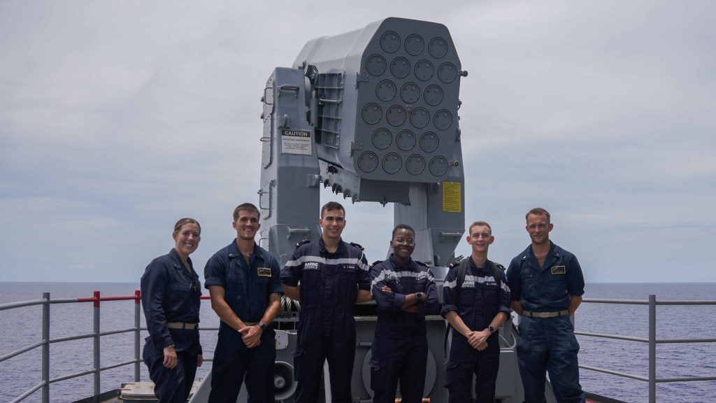 Rolling Airframe Missile launcher
