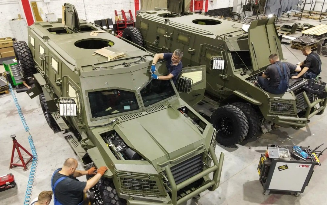 GYURZA-01 armored combat vehicles.