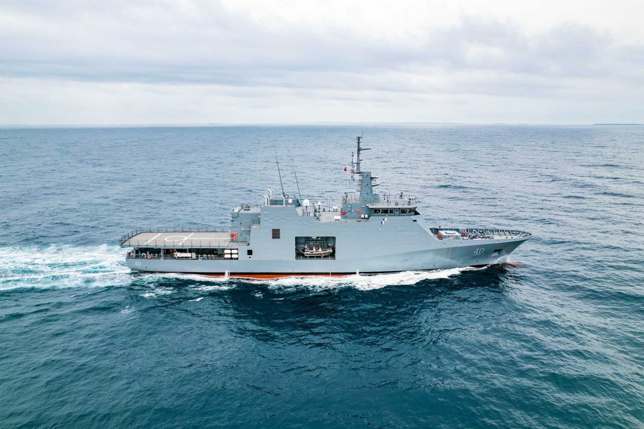 Colombian Navy's ARC 24 de Julio Ocean Patrol Vessel