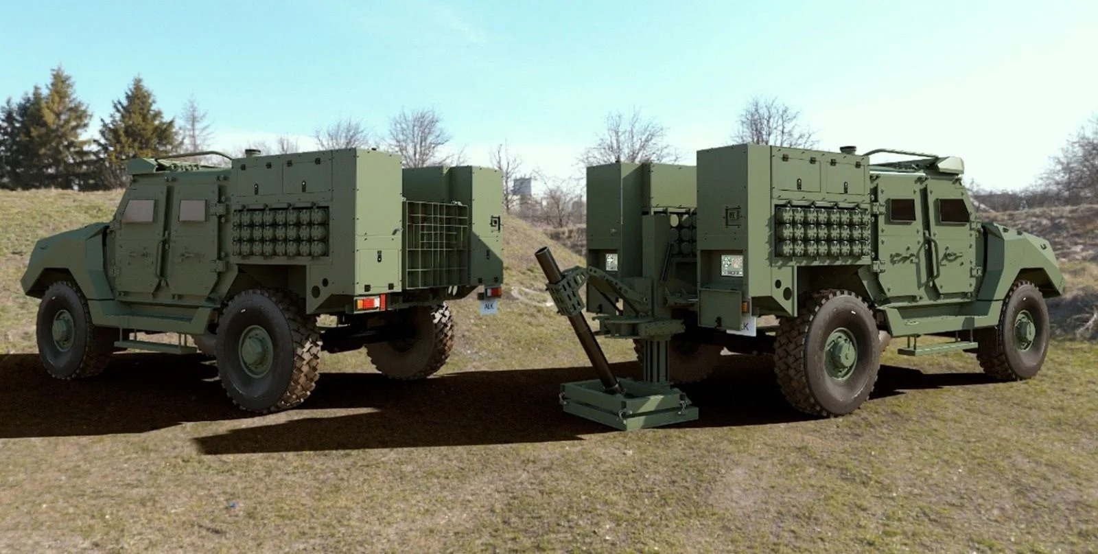 Patriot armored vehicles