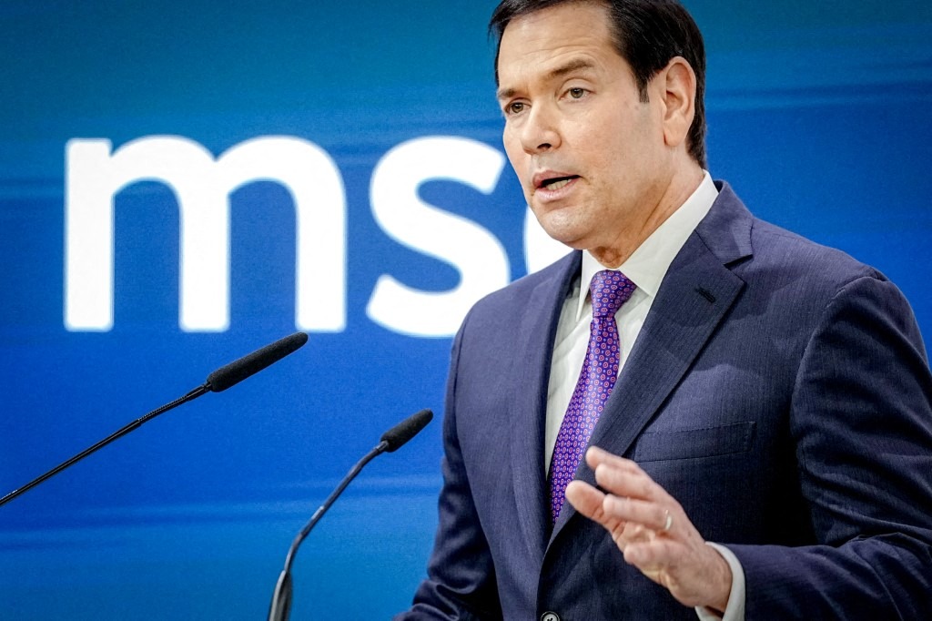 Marco Rubio, US Secretary of State, speaks at the 62nd Munich Security Conference.