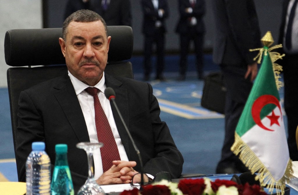 Said Sayoud, Algerian Minister of the Interior, Local Authorities, and Transport, engages in a dialogue with his counterpart, Laurent Nunez, French Minister of the Interior, in Algiers, Algeria, on February 16, 2026.
