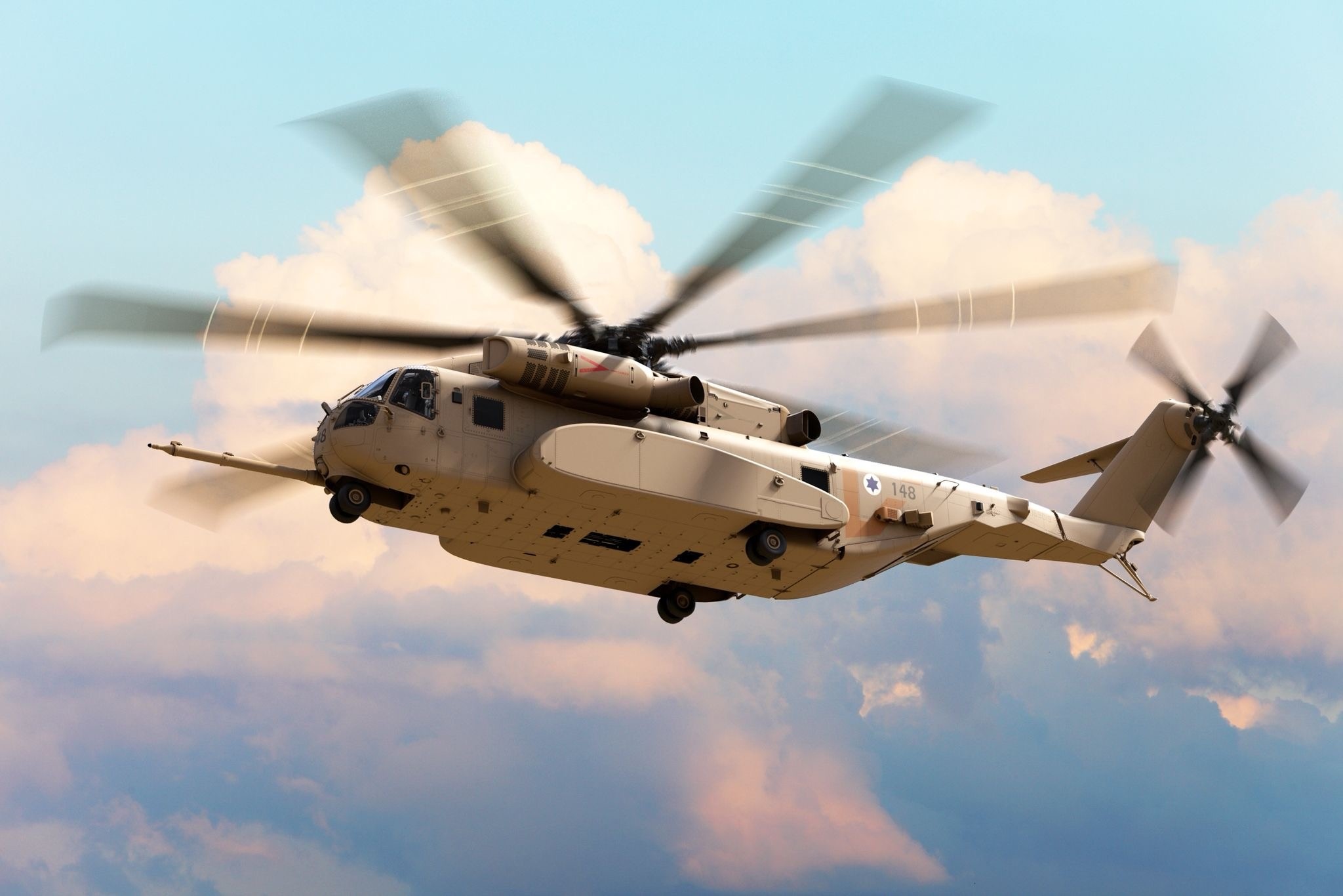 A CH-53K helicopter