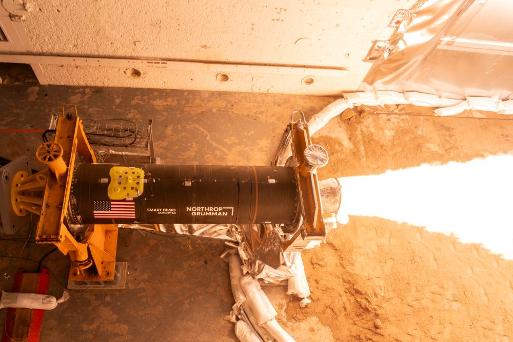 The latest Northrop Grumman SMART Demo static test.