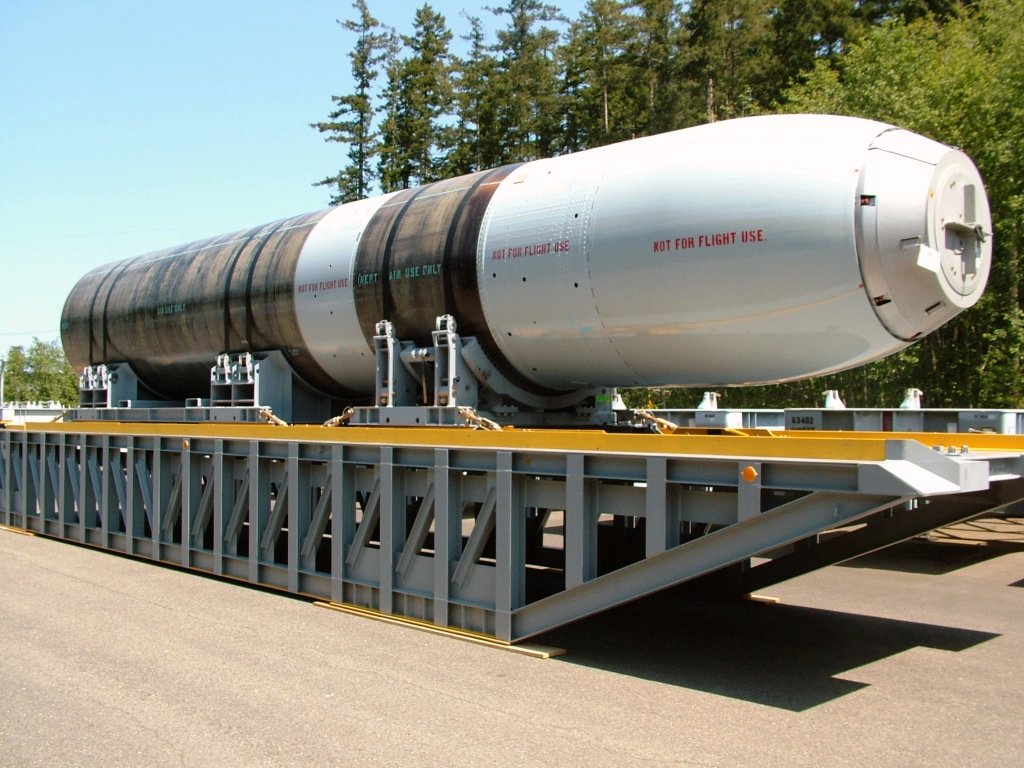 An inert, non-flyable UGM-133 Trident II