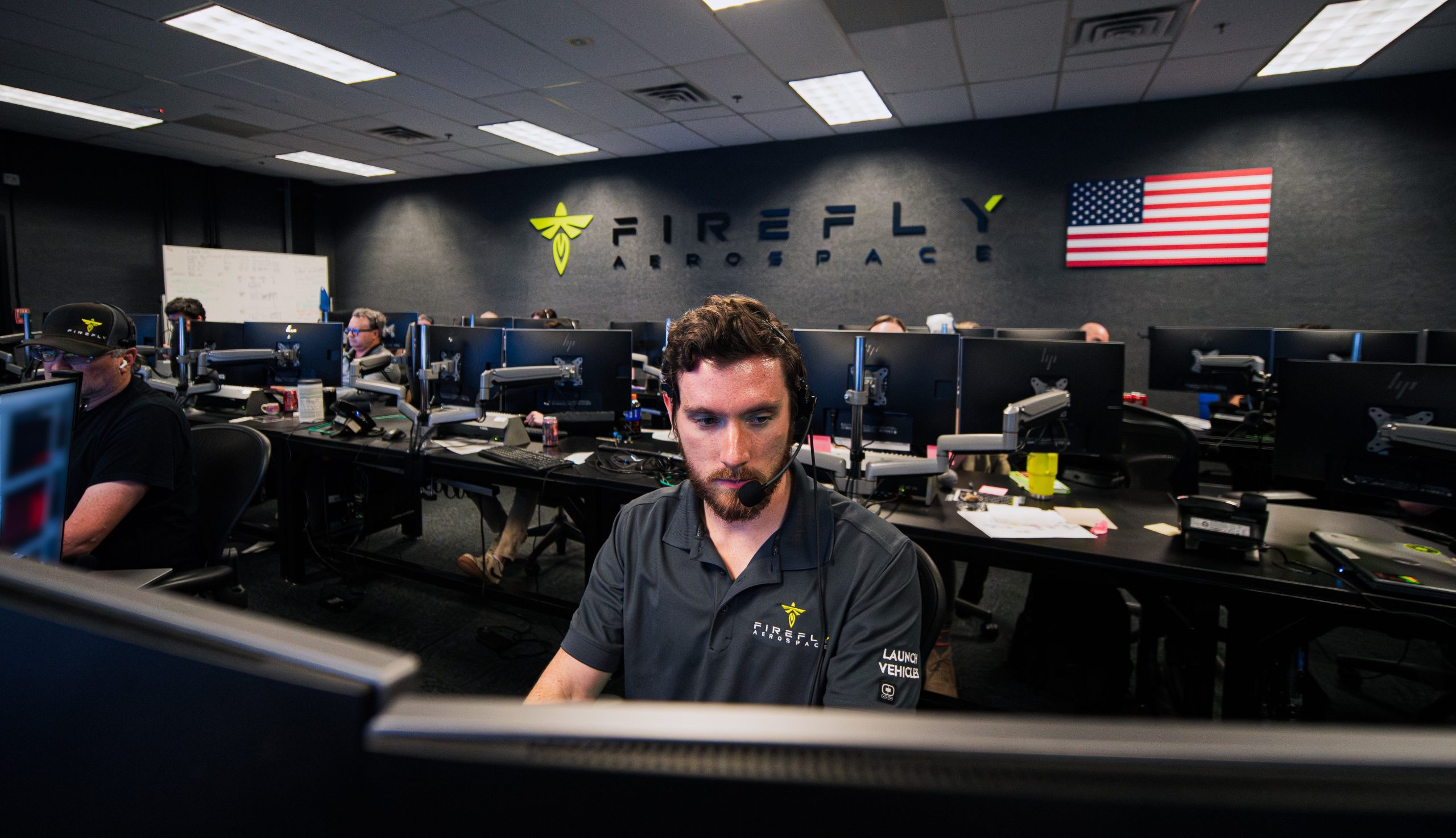 Firefly's Launch Control Center at Space Launch Complex 2 within the Vandenberg Space Force Base in California.