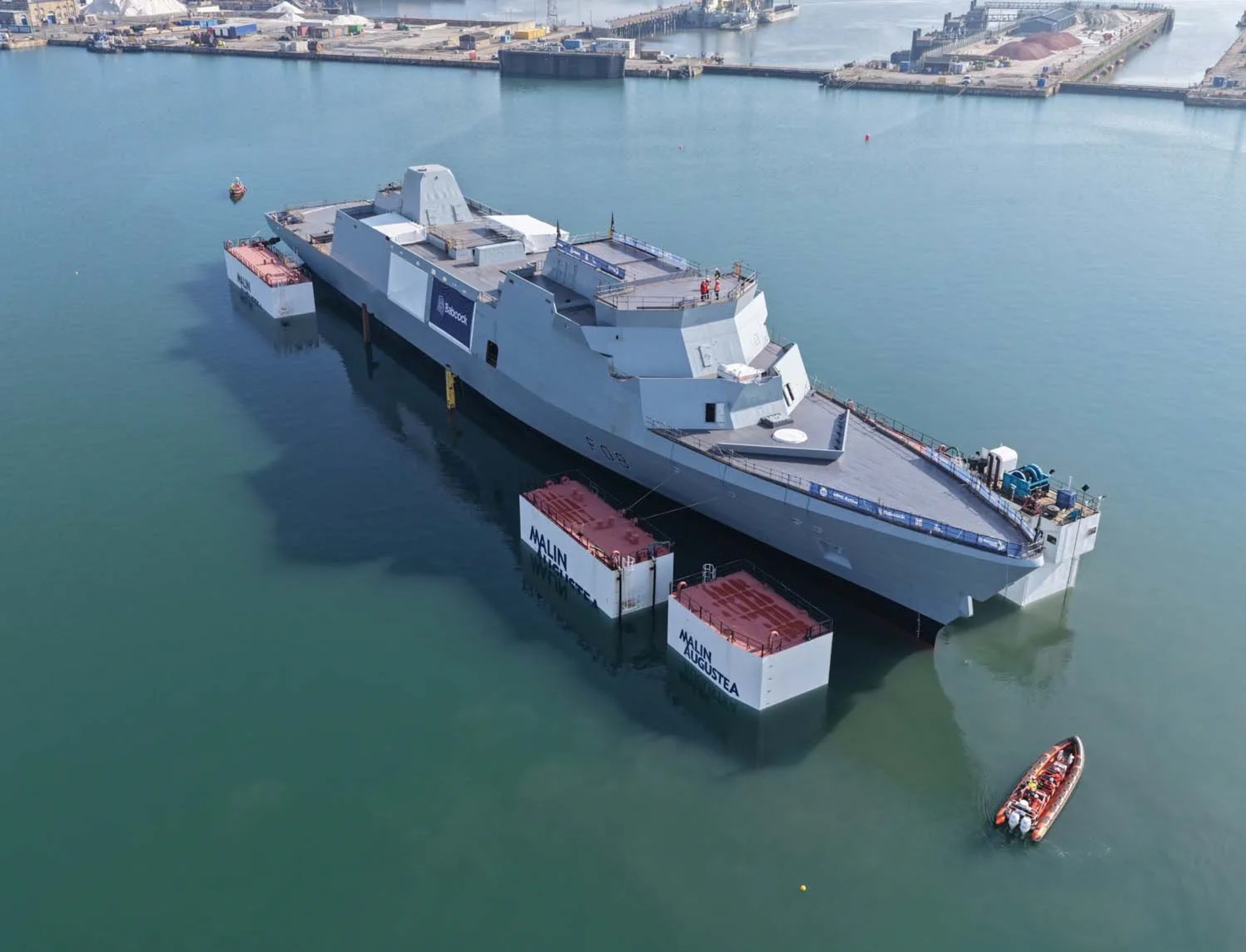 The HMS Active (F08) Inspiration-class (Type 31) frigate