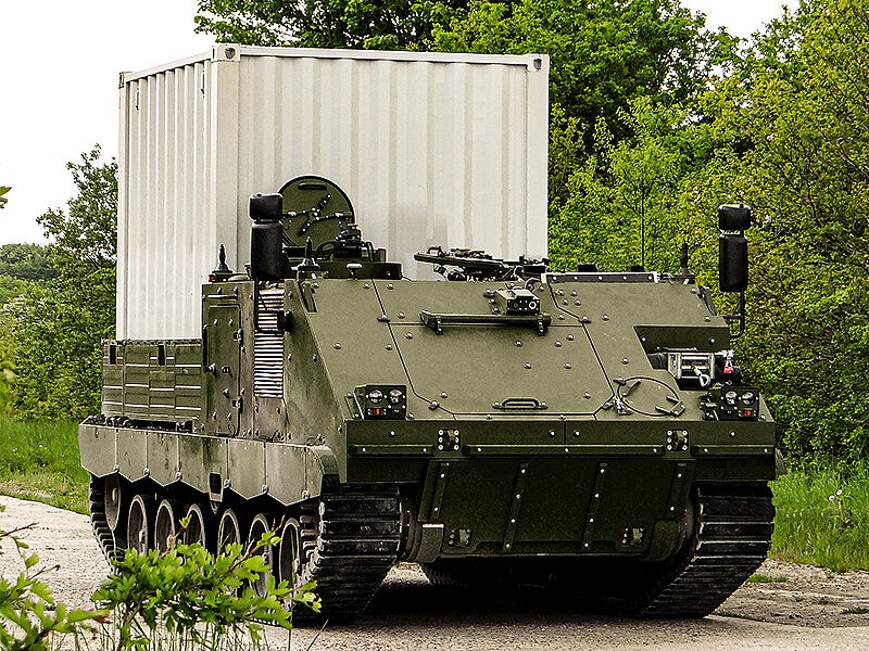 Armored combat support vehicle