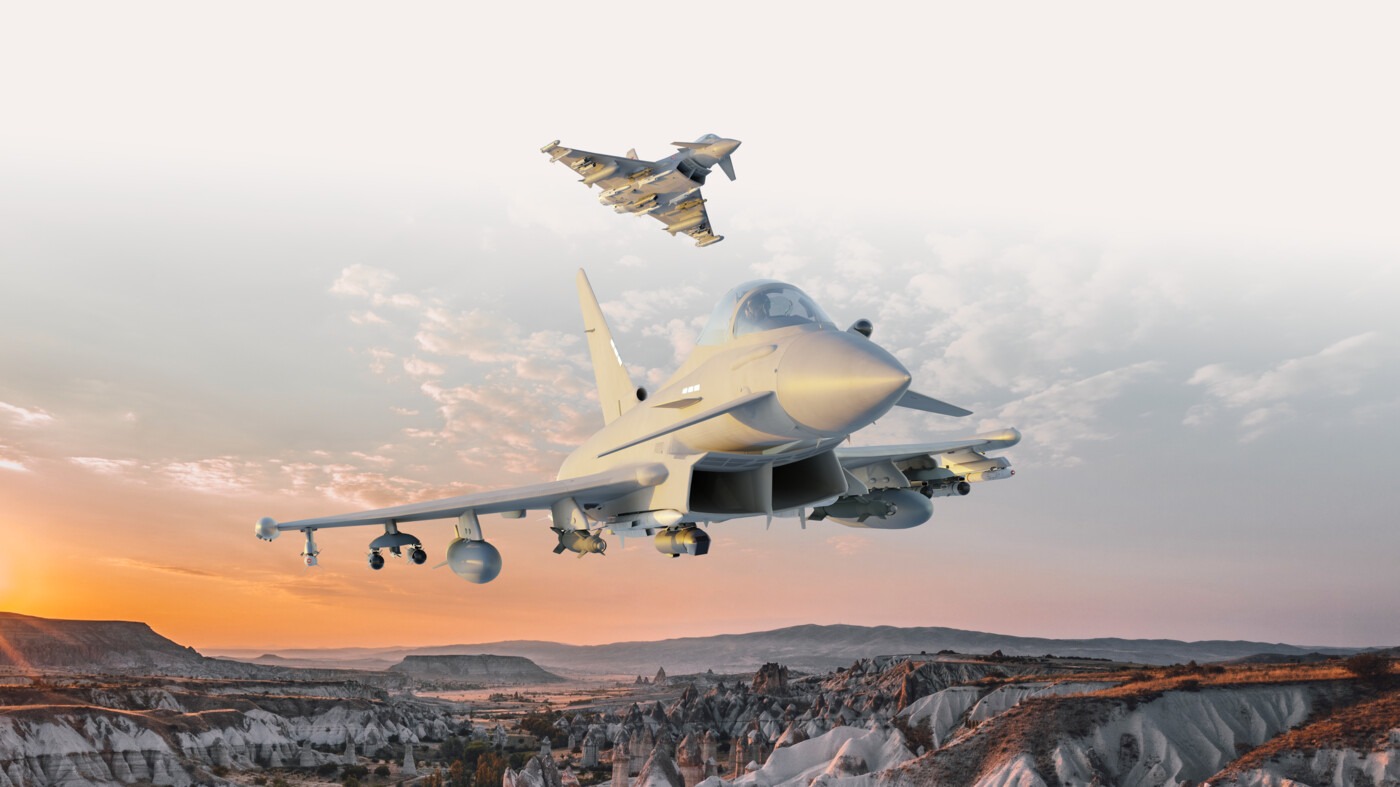 Turkey's Eurofighter Typhoon aircraft.