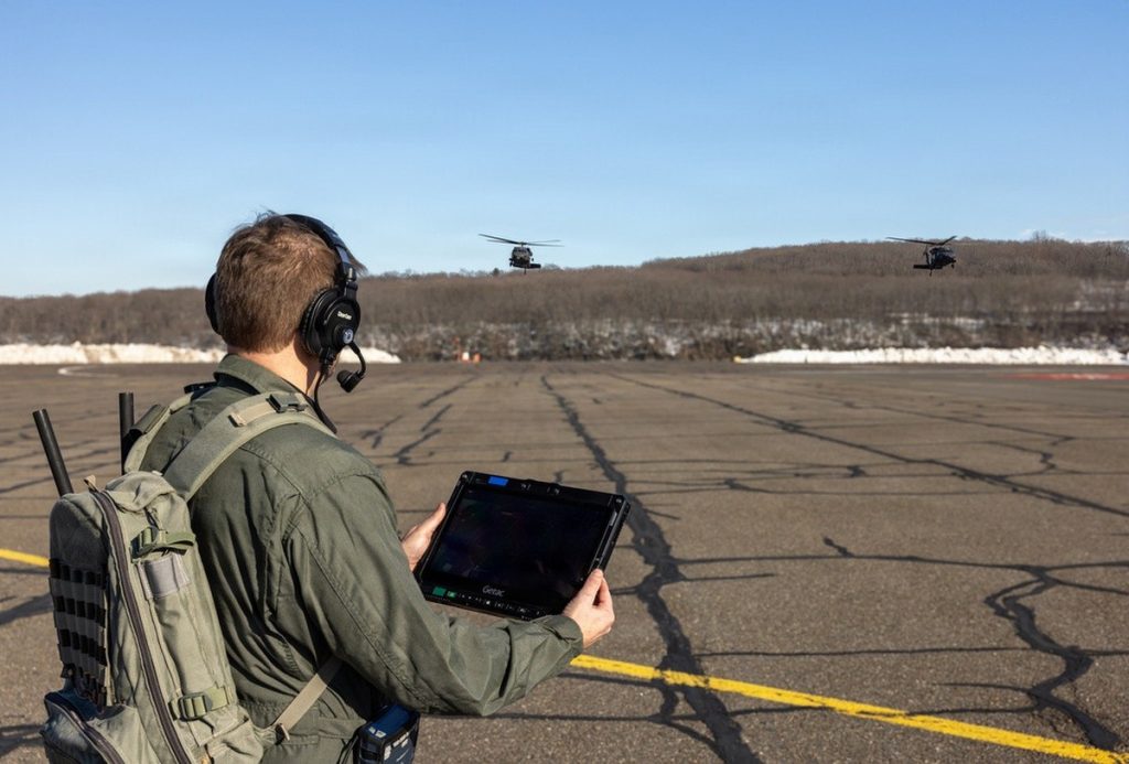 The US Army testing the H-60Mx Black Hawk helicopter, extensively modified to fly with or without a pilot at the controls