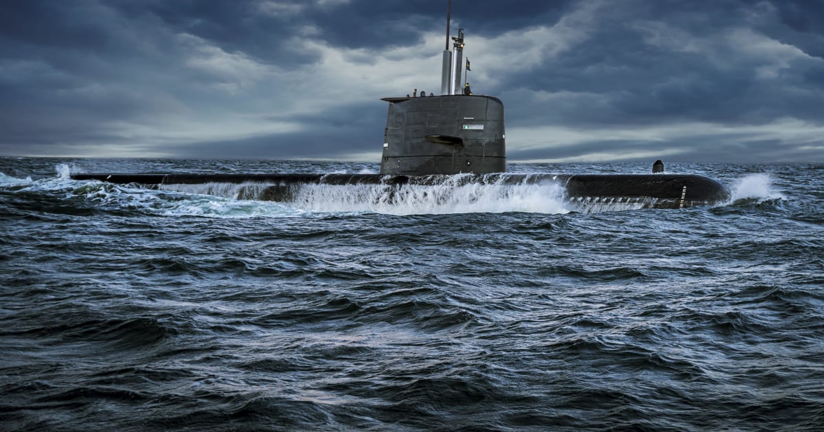 A submarine by Saab