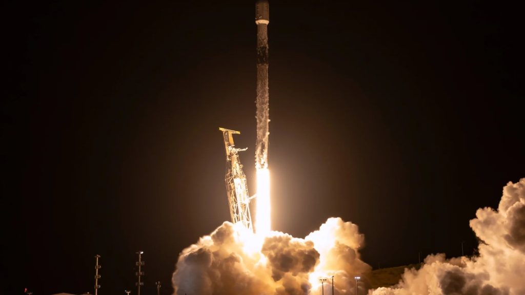 Satellite launch.