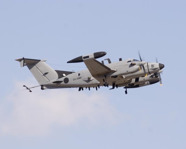 RC-12 guardrail aircraft