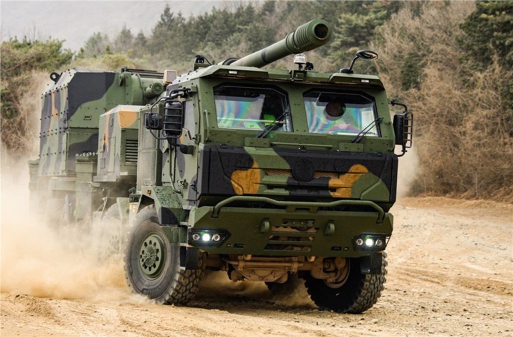 The K9 mobile howitzer