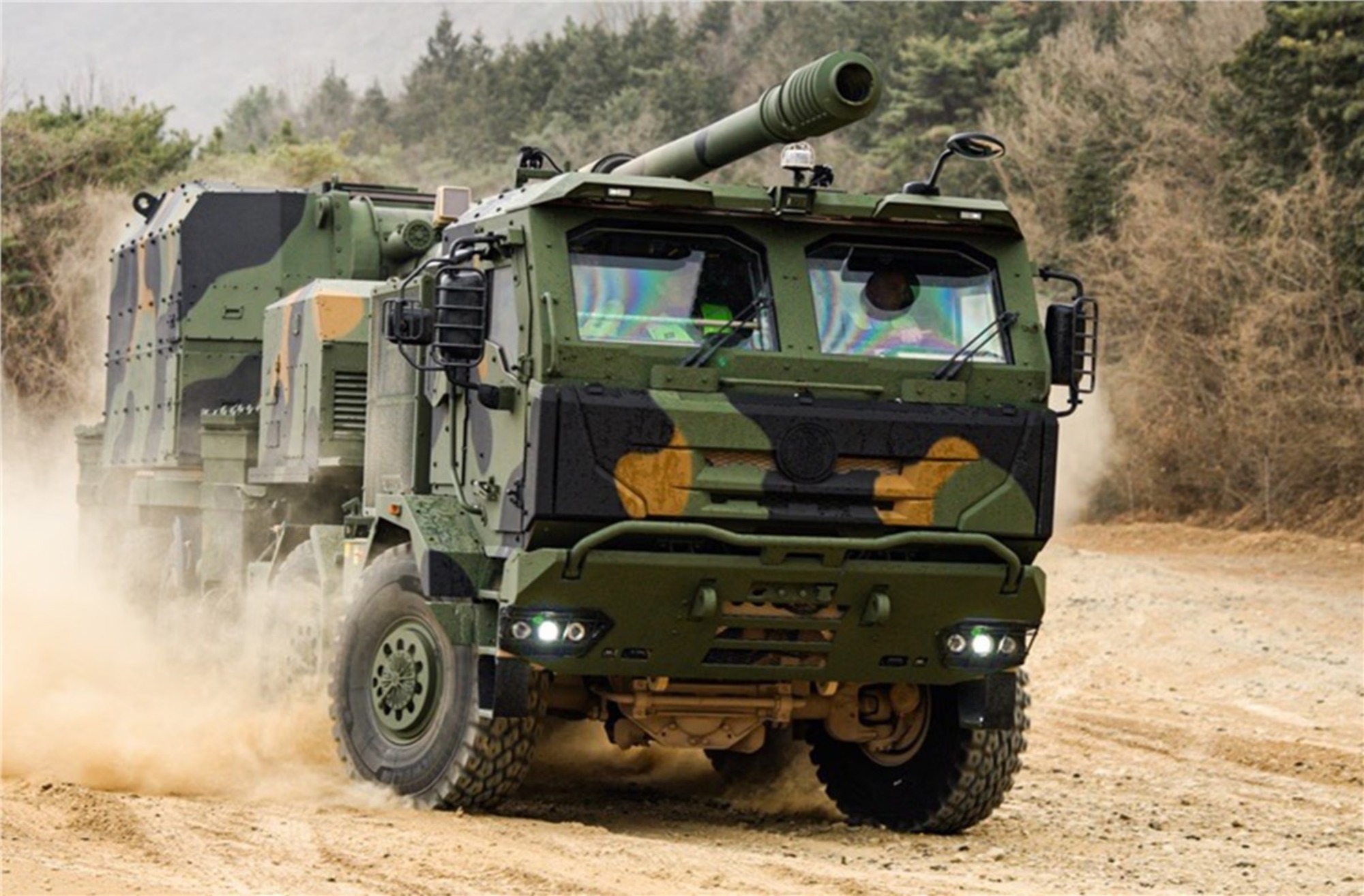 The K9 mobile howitzer