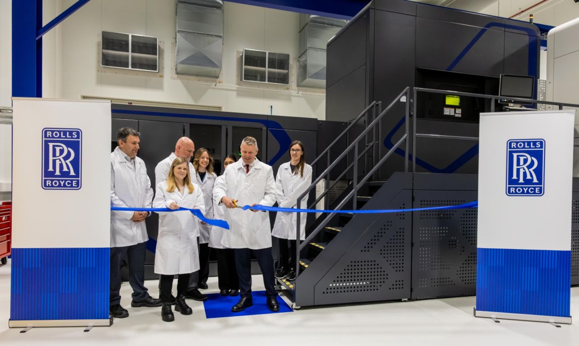 Rolls-Royce's new additive manufacturing line in Bristol