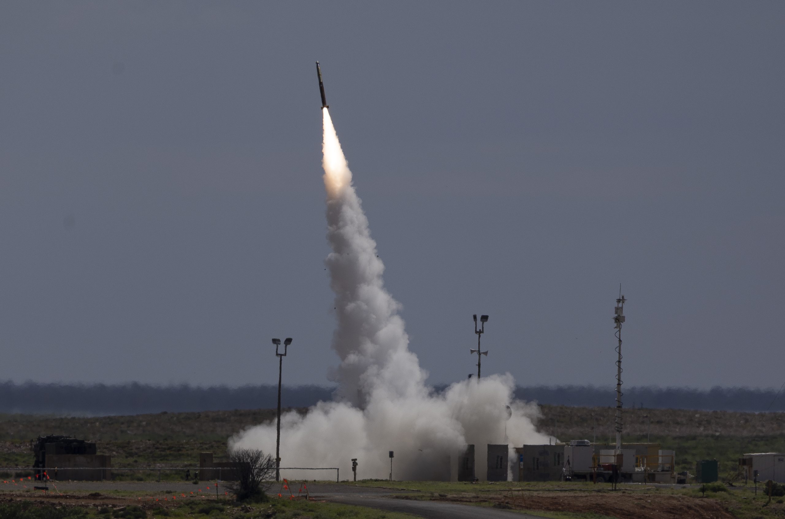 The first Australian-manufactured Guided Multiple Launch Rocket System (GMLRS) missiles are test fired at the Woomera Test Range in South Australia. *** Local Caption *** The first Australian-manufactured Guided Multiple Launch Rocket System (GMLRS) missiles are test fired at the Woomera Test Range in South Australia on 9 April, 2026, marking a significant milestone for the development of Australias defence industrial base.
