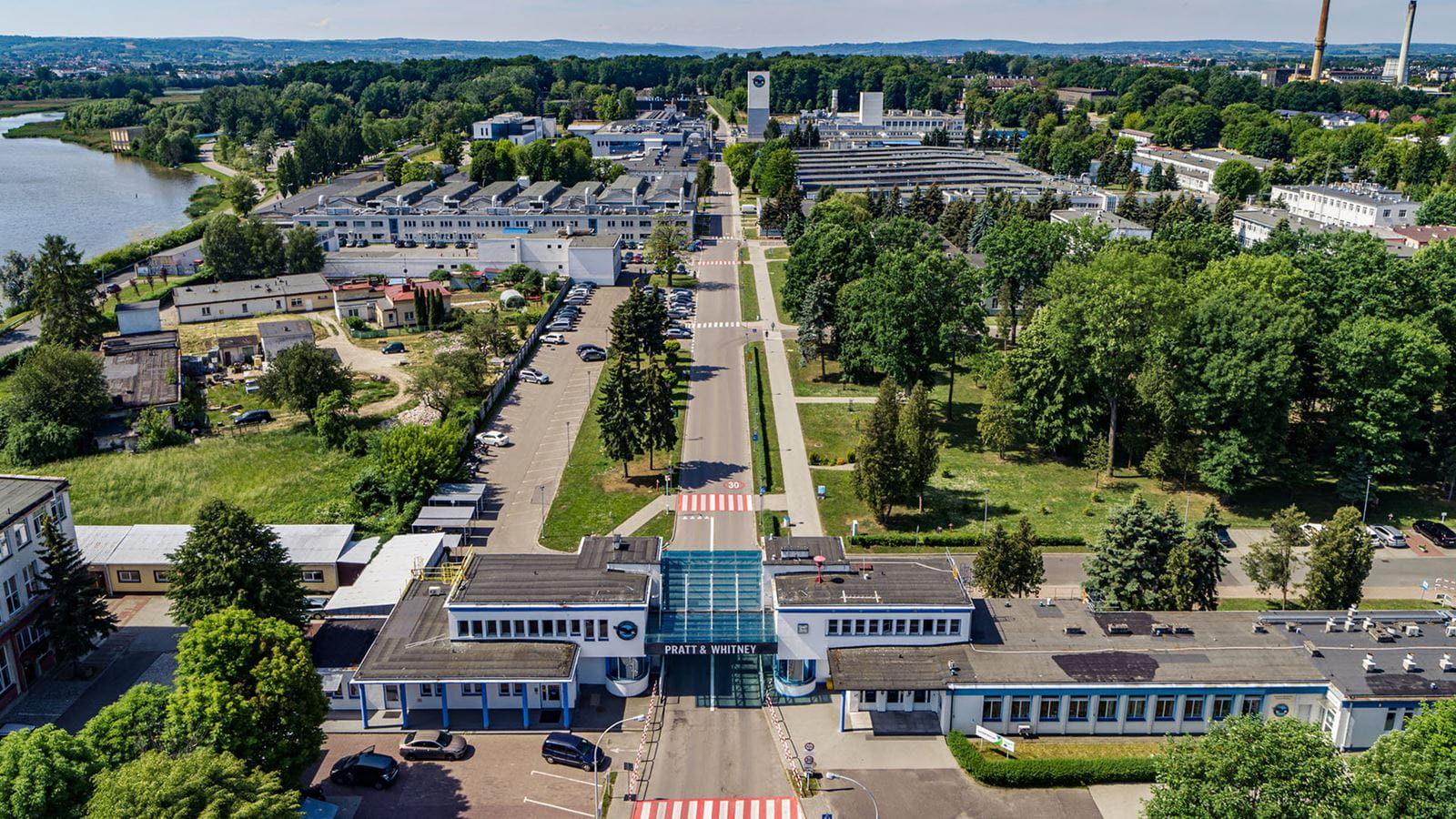 Pratt & Whitney's manufacturing complex in Poland