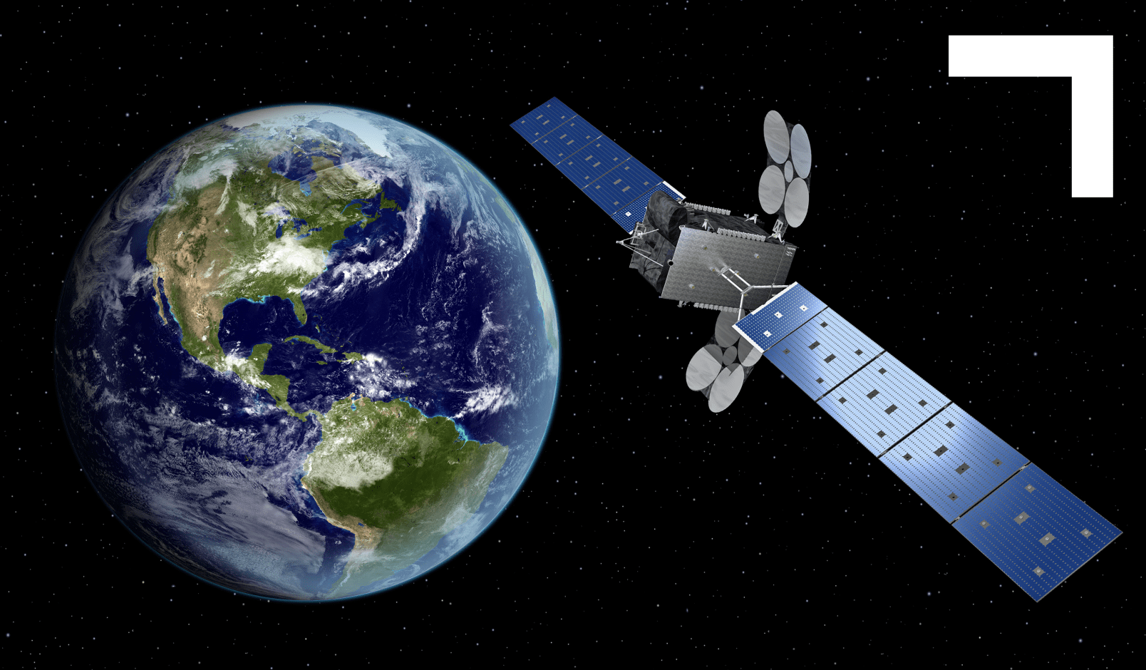 Artist rendition of Northrop Grumman's GEOStar-3 platform.