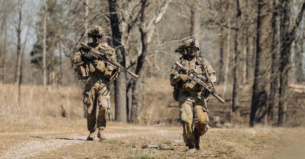 Soldiers assigned to the 1st Battalion 506 Infantry Regiment, 1st Mobile Brigade Combat Team, 101st Airborne Division (Air assault) equip the Next Generation Squad Weapon (NGSW) during a Combined Arms Live-Fire Exercise (CALFEX)